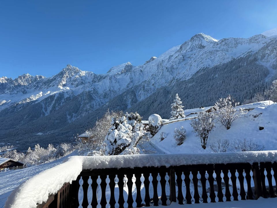 Welcome to Pré des Cimes, this is the view awaiting you!