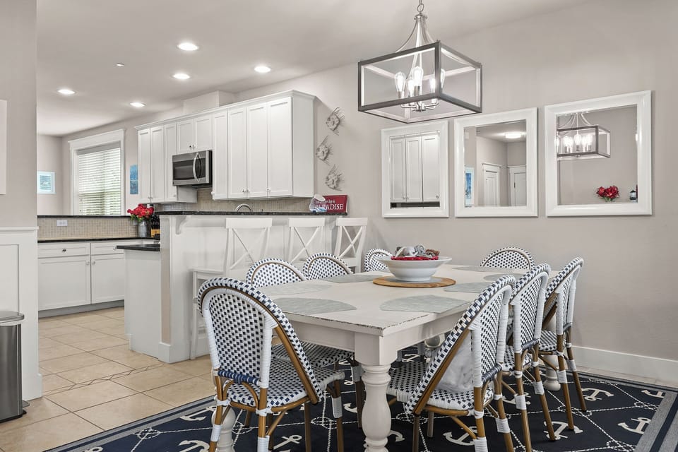 Dining room table for enjoying family meals together