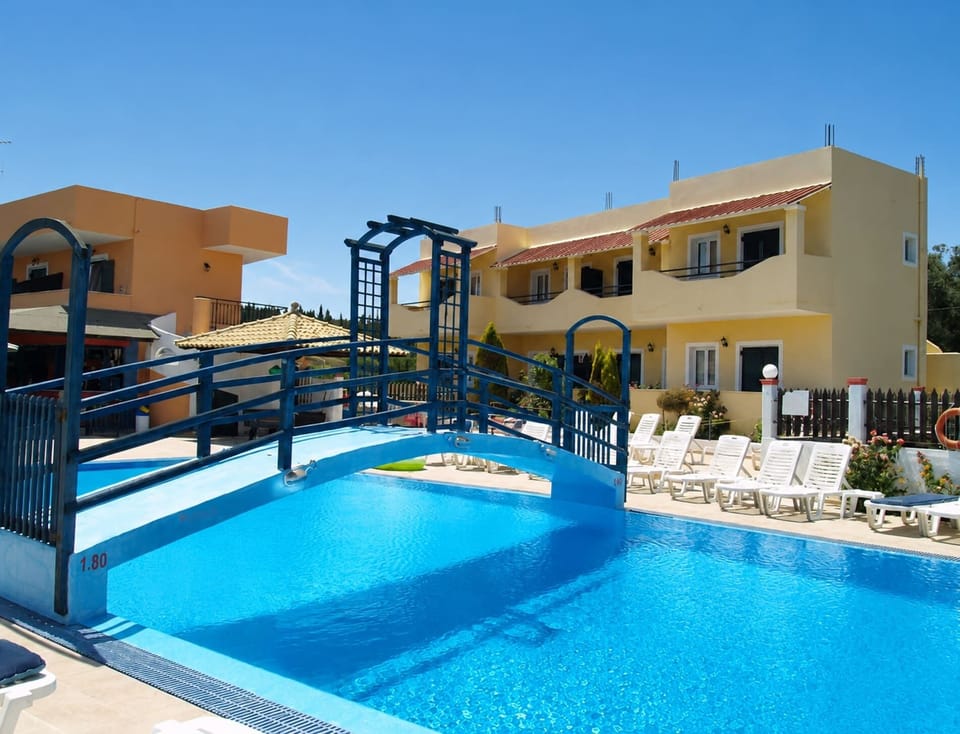 Relax beside the water, enjoy the sunshine, or settle into the laid back atmosphere that defines this part of Corfu.