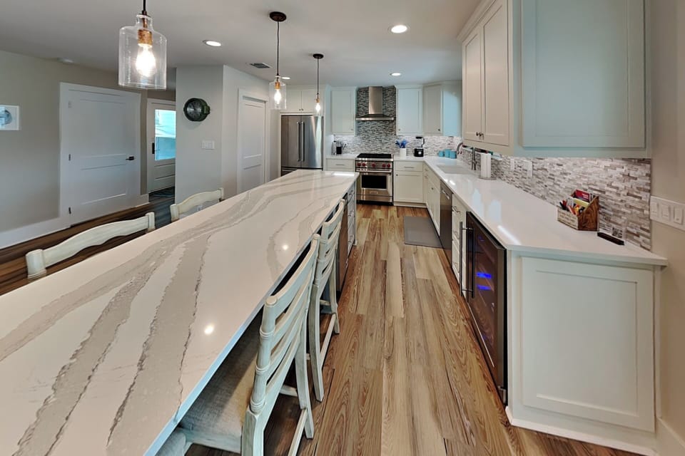 Kitchen - Stainless Steel Appliances + Wine Cooler - First Floor