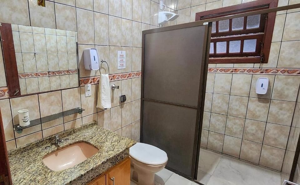 Towels, soap, toilet paper