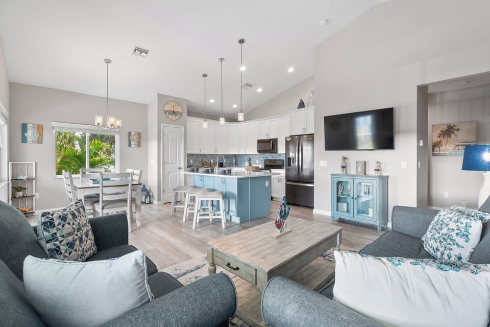 Stunning gathering area!