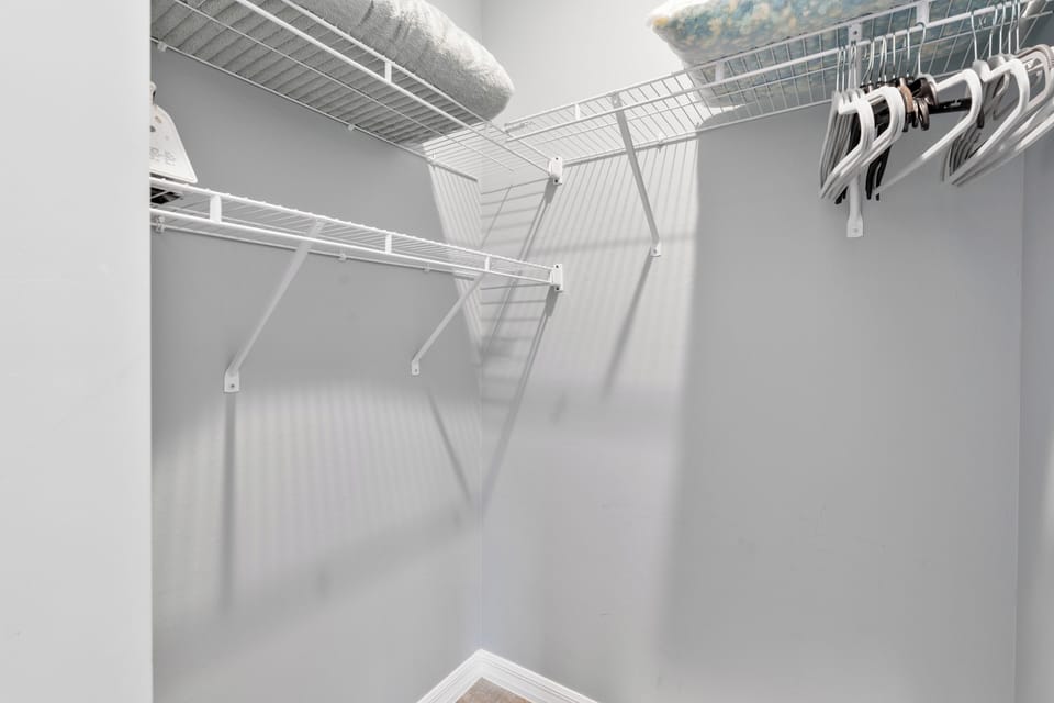 Primary closet.