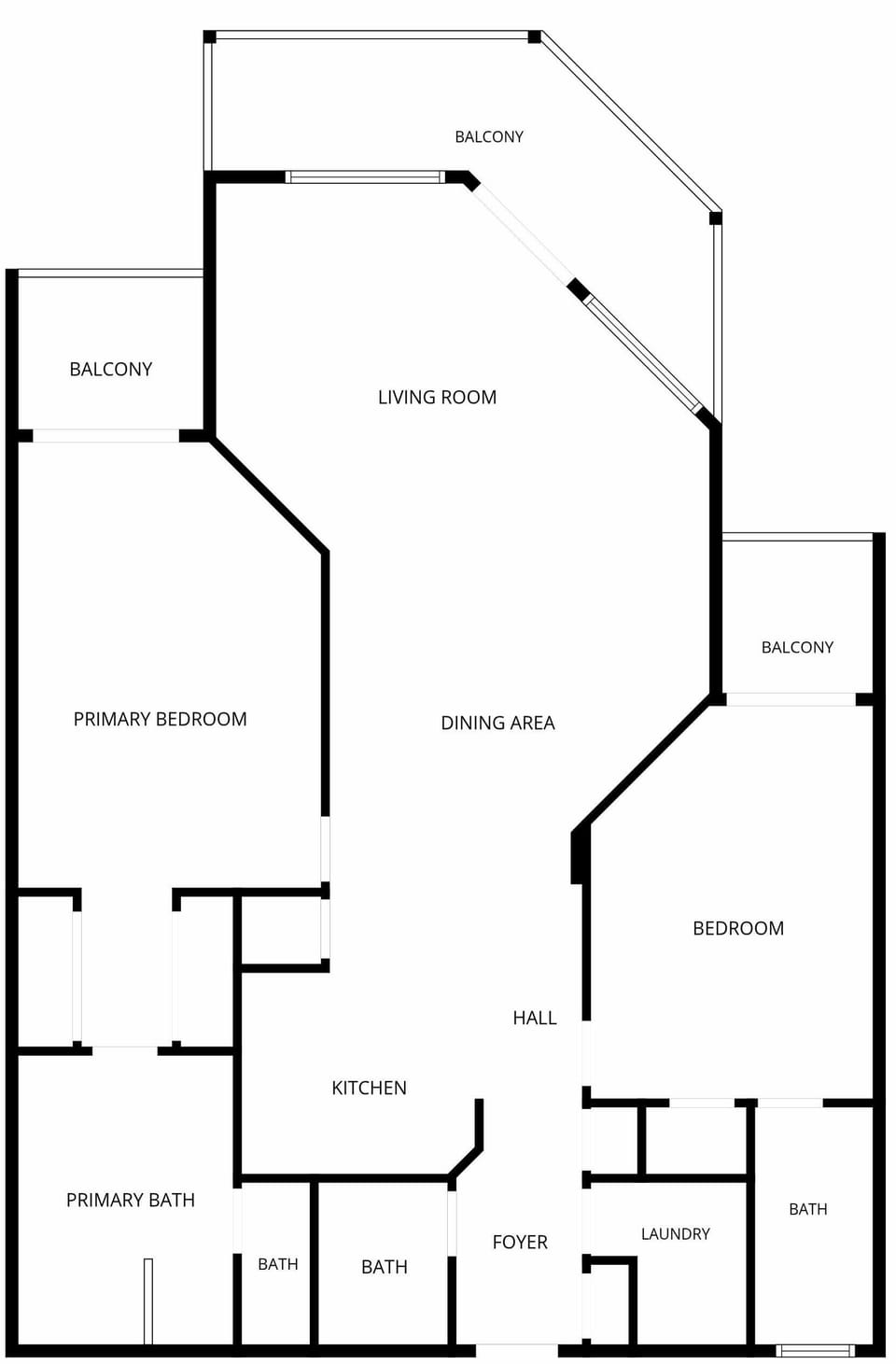 Detailed floor plan showing the layout of this vacation rental