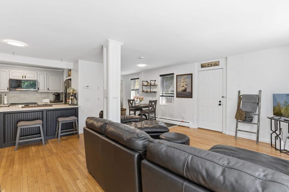 Open-concept first floor
