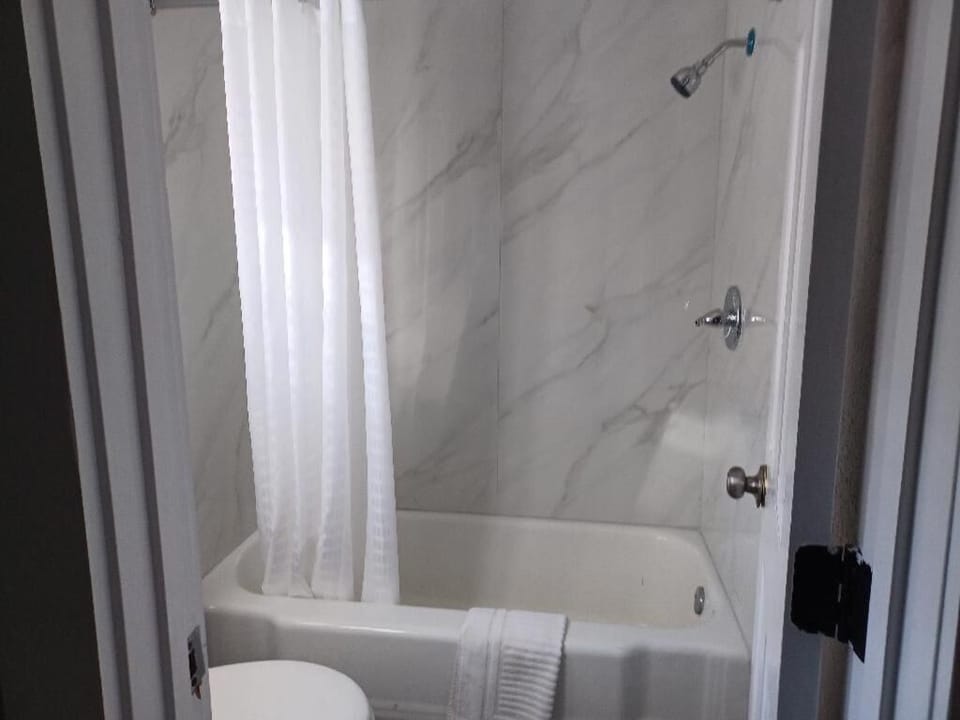 Soap, shampoo, toilet paper
