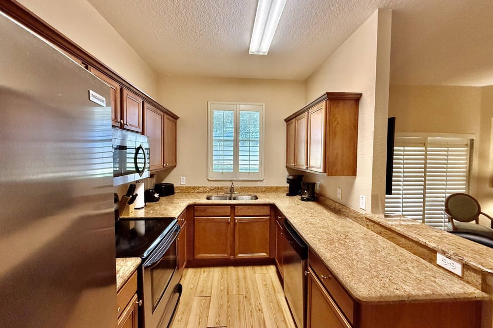 Fully Equipped galley kitchen