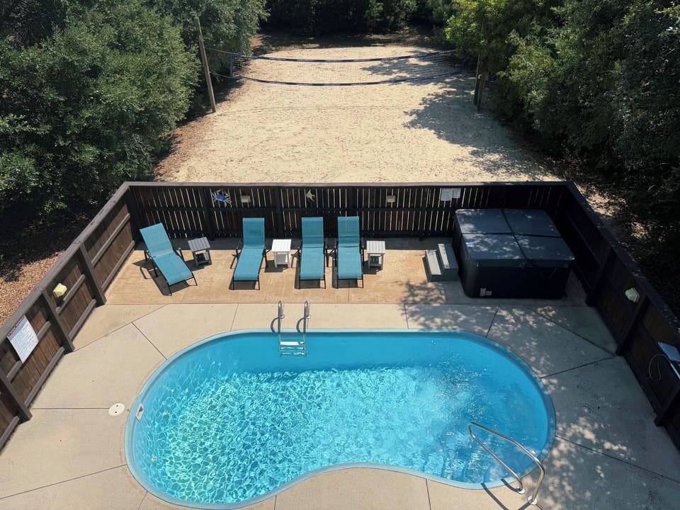 NH272: Dune Our Thing | Backyard - Private Pool, Hot Tub, Volleyball Court
