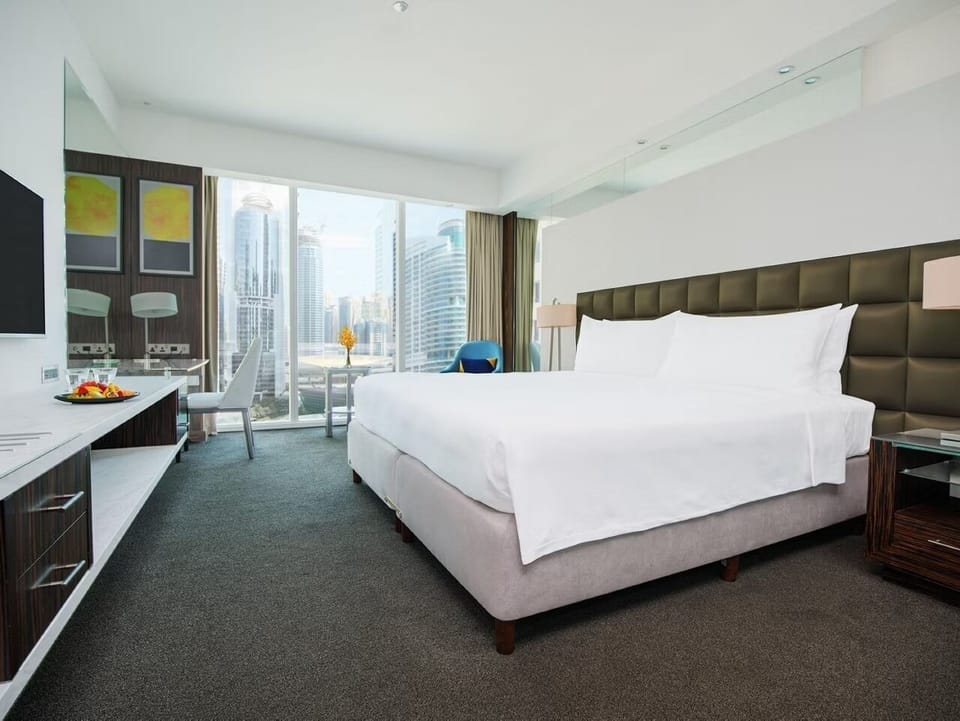 Bedroom. Interior and views may vary based on location and availability