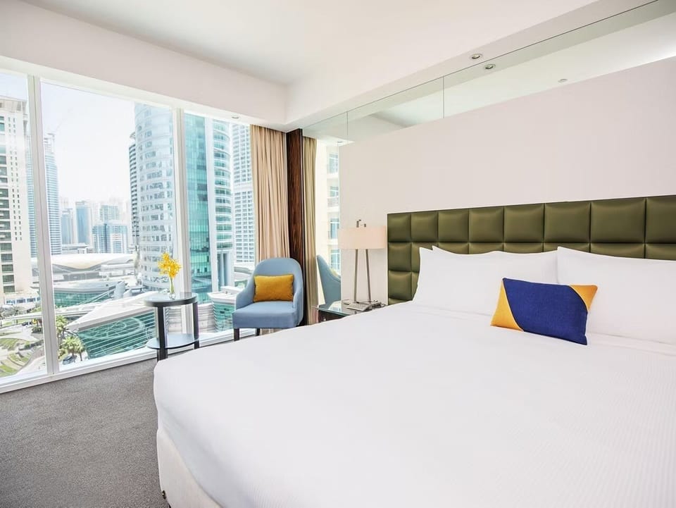 Bedroom. Interior and views may vary based on location and availability