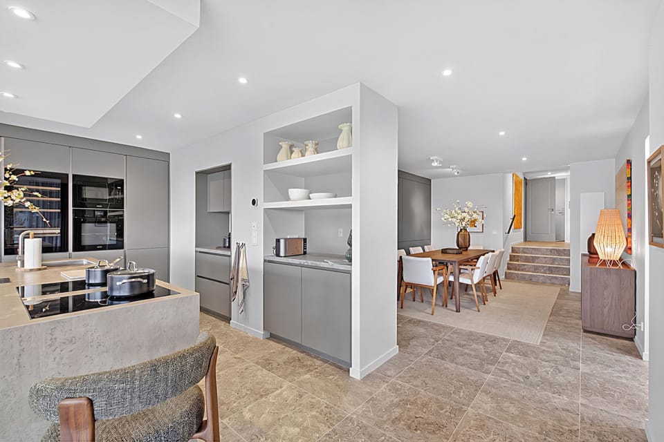 Kitchen and dining area