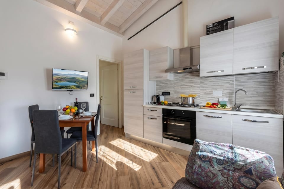 Kitchen and dining area