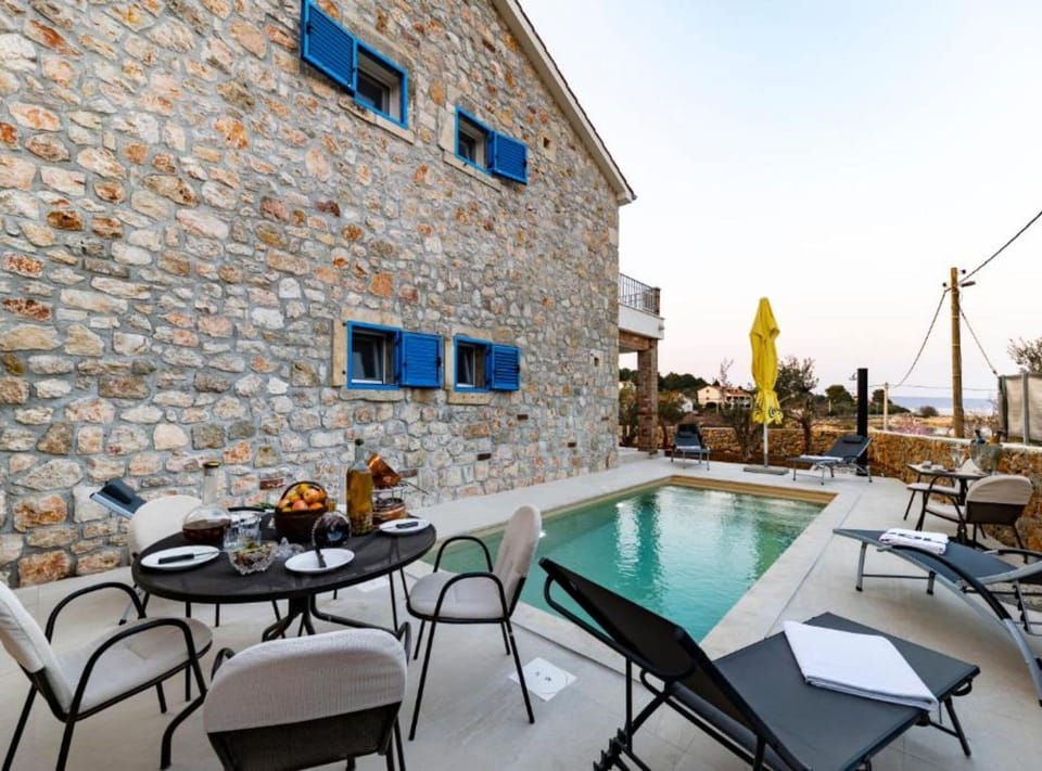 Villa (Villa Panda with pool and sea view) | Outdoor pool | Seasonal outdoor pool, sun loungers