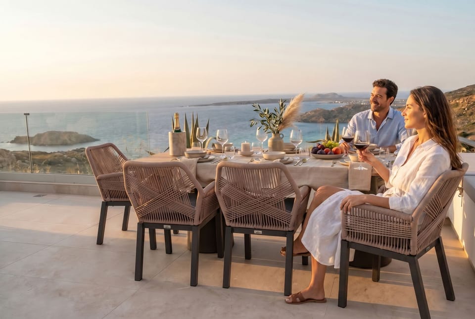 Luxury Villa, Sea View | Outdoor dining