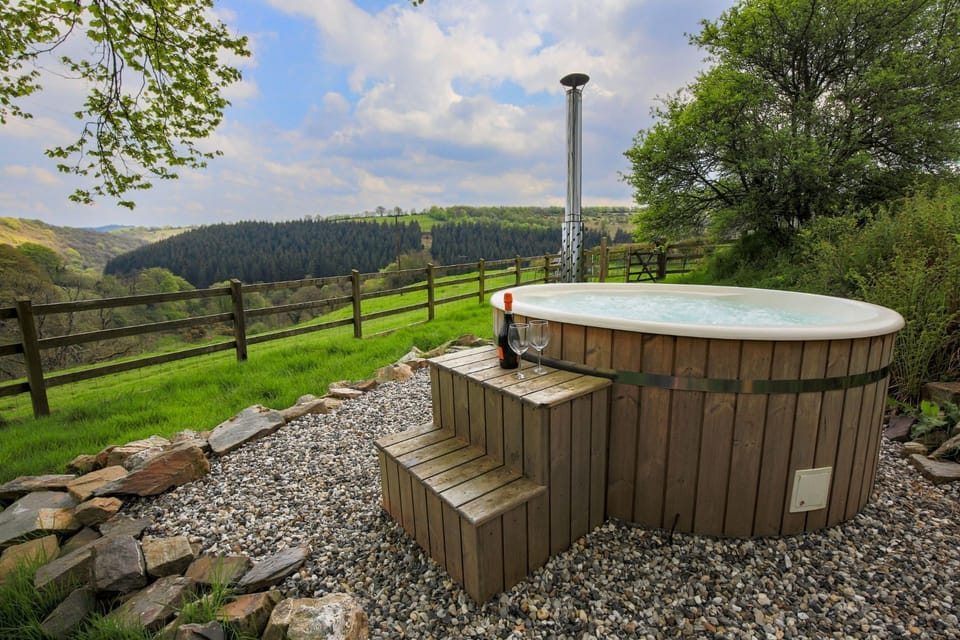 hot tub with a view