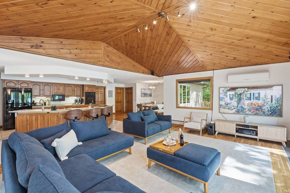 Open-concept living designed for relaxing together.
