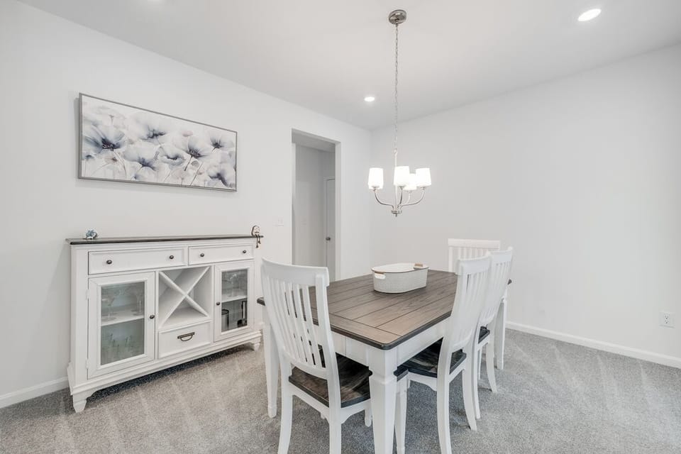 You can also dine in the comfort of Central AC in the formal Dining Room.