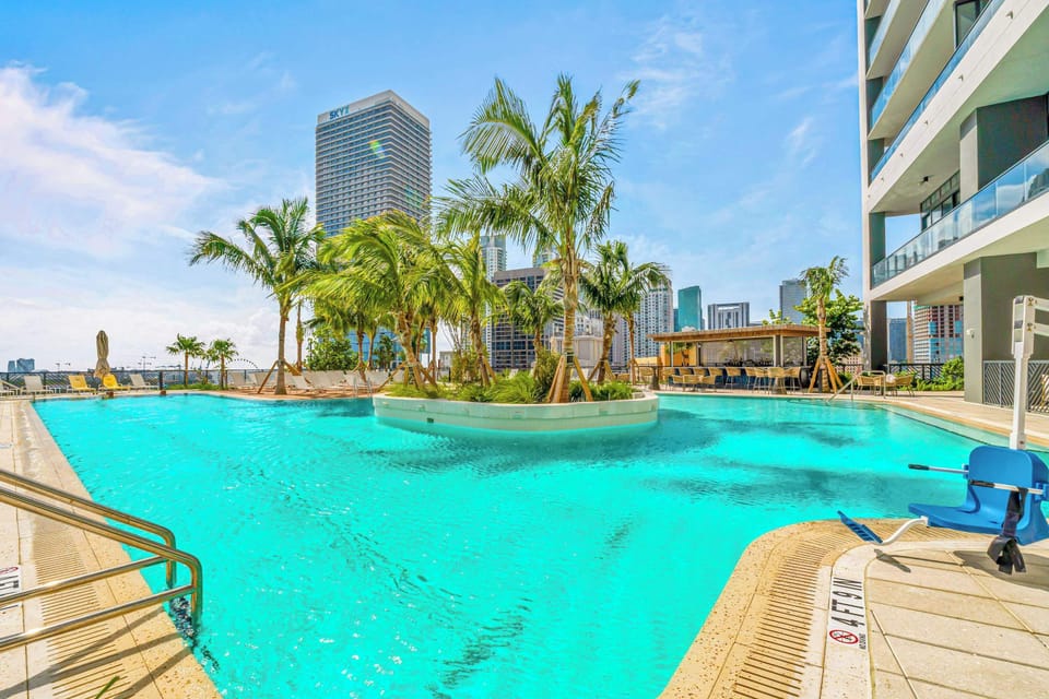 Rooftop pool