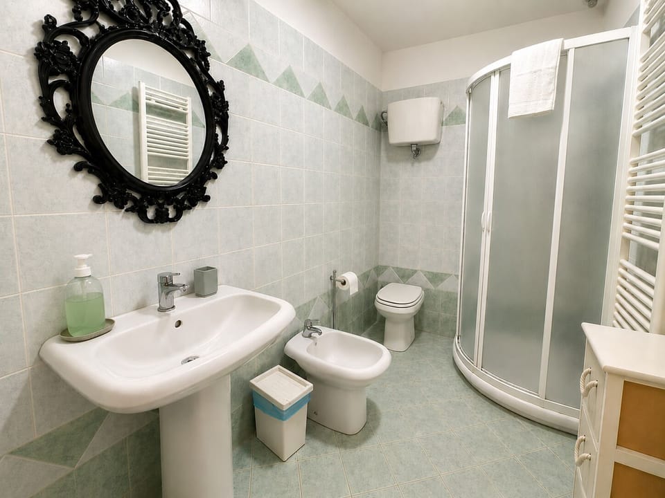 Luxury Triple Room, City View | Bathroom | Shower, hair dryer, towels, soap