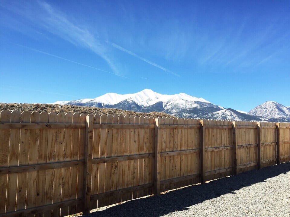 Mt. Princeton towers from the backyard. 