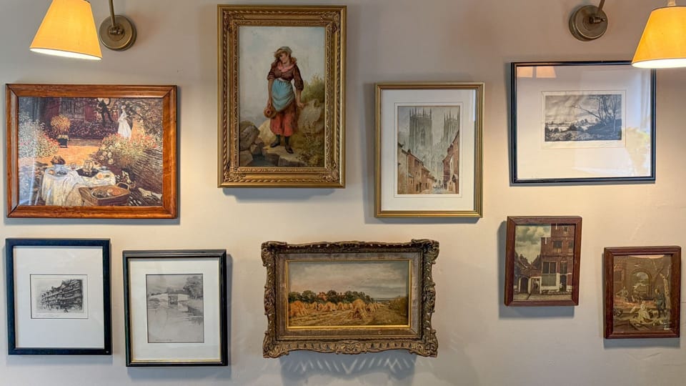 The Cottage exhibits a carefully chosen selection of artwork.
