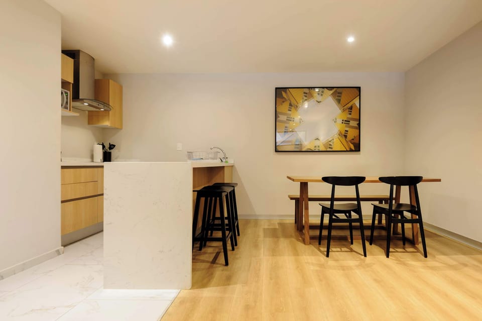 Open living and dining area, perfect for relaxing or sharing meals.