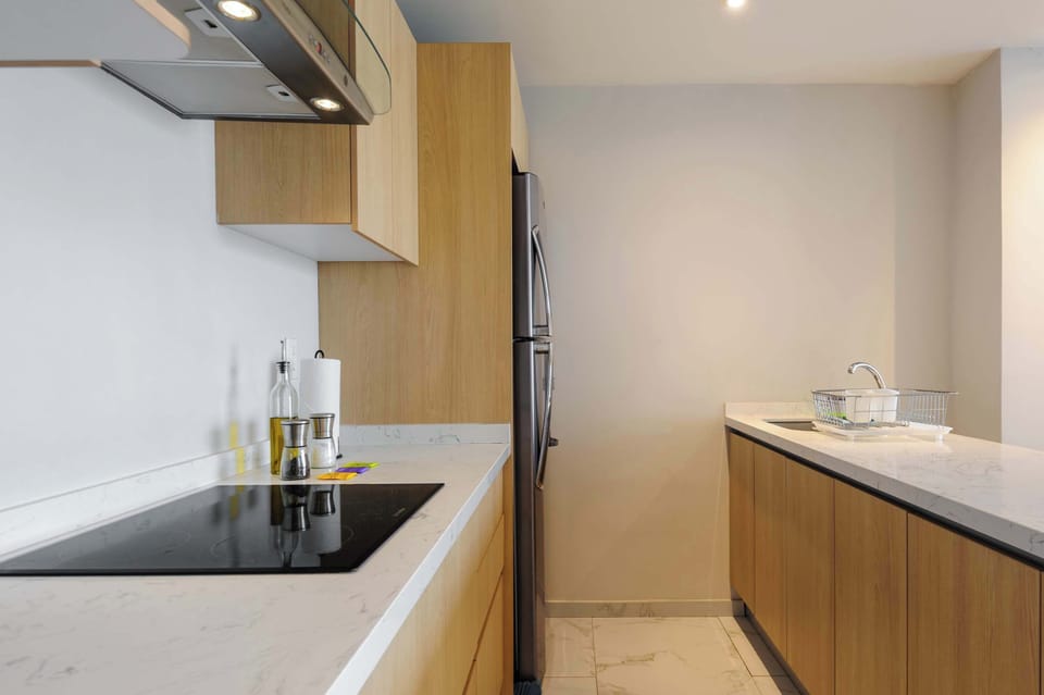 Functional kitchen with everything you need to prepare your favorite meals.