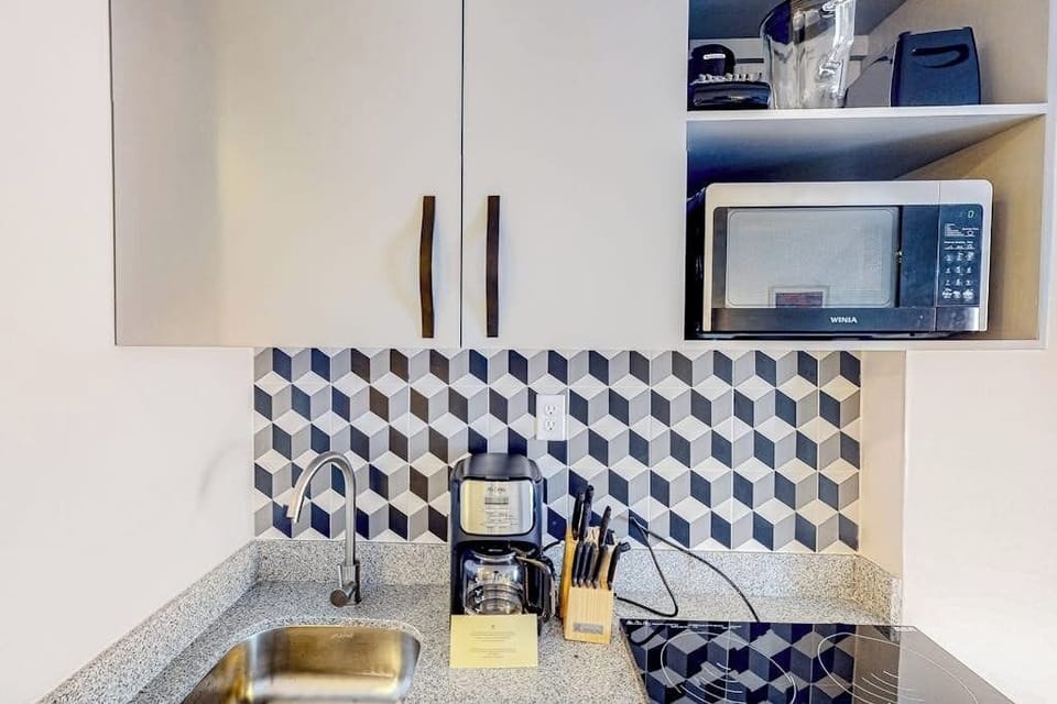 Studio, 2 Twin Beds, Pets Allowed (Sophie 203b at Morgan Residences) | Private kitchen