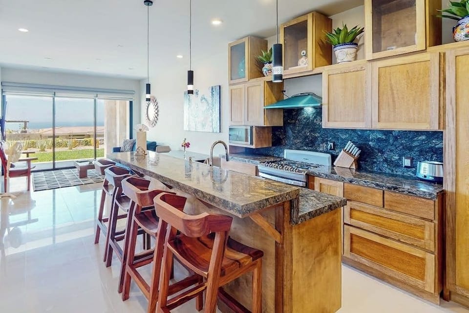 Apartment, Multiple Beds, Patio, Ocean View (Tramonti Condo Tari #107) | Private kitchen