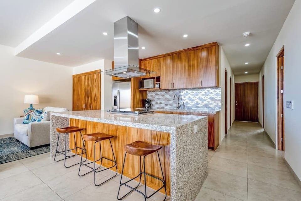Apartment, Multiple Beds, Ocean View (Vista Mare Oasis) | Private kitchen