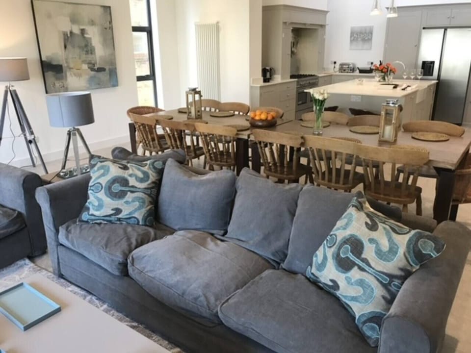 The extra wide sofas are comfortable enough to sleep on. 
