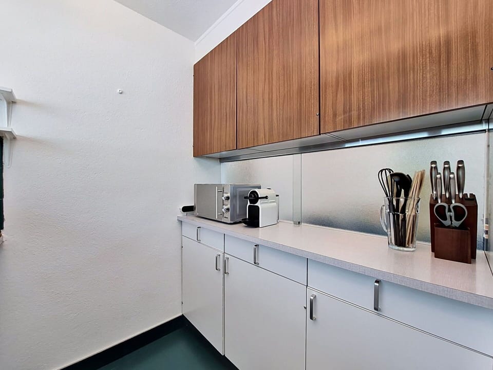 Interior Design, Flooring, Countertop, Cabinetry, Kitchen, Ceiling, Floor, Kitchen Appliance, Tap