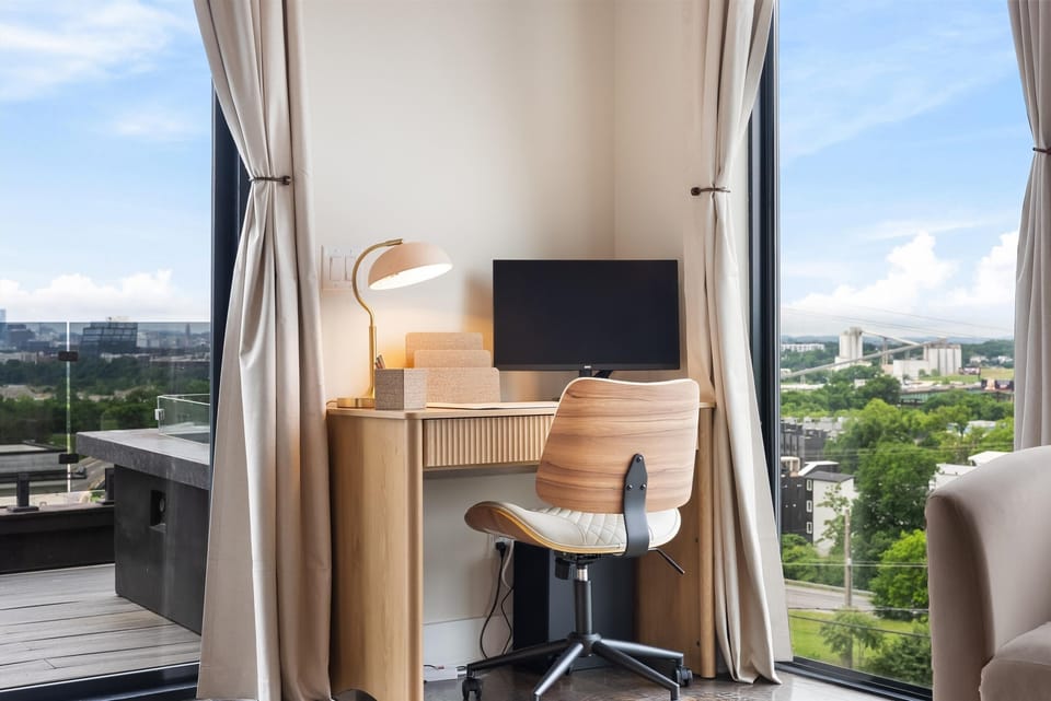 Office Desk with Monitor