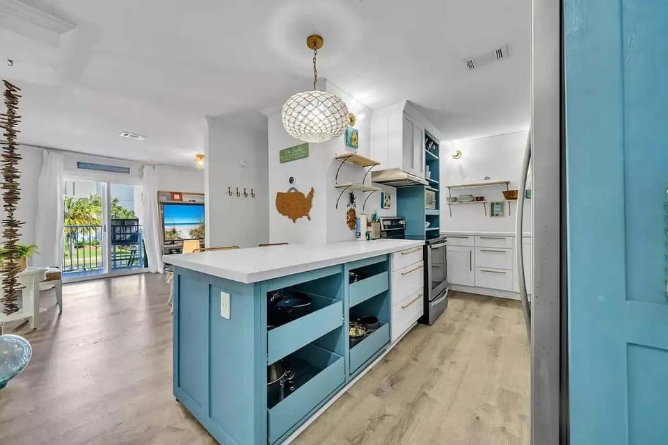 Fully Equipped Kitchen ~ Open to Dining & Living Room