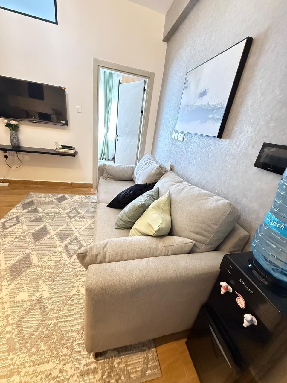 Classic Apartment, City View | Living area | 32-inch Smart TV with digital channels