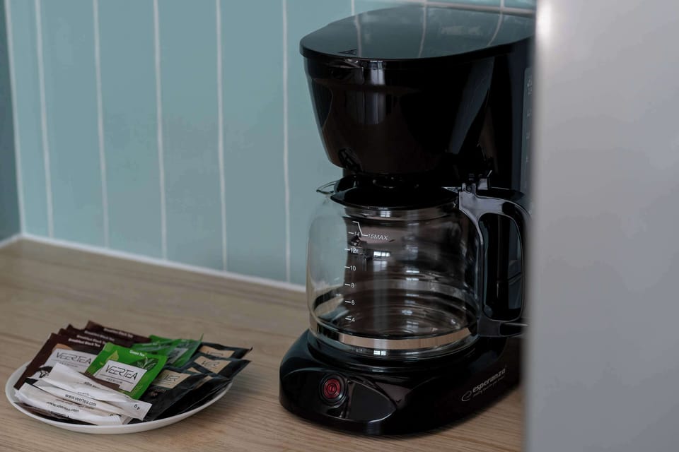 Coffee maker available for guests, perfect for starting the day with a freshly brewed cup of coffee.