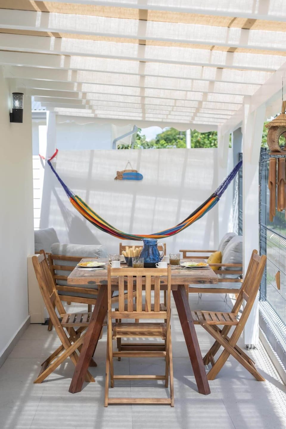 Dining table, outdoor living room