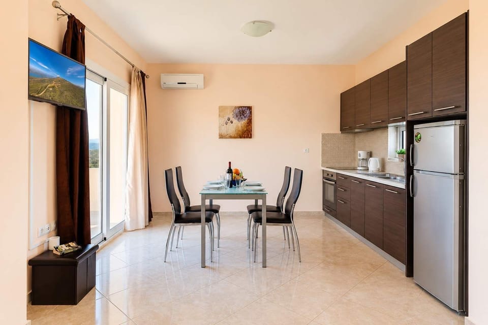 Fully equipped kitchen and dining space for preparing meals and enjoying time together.