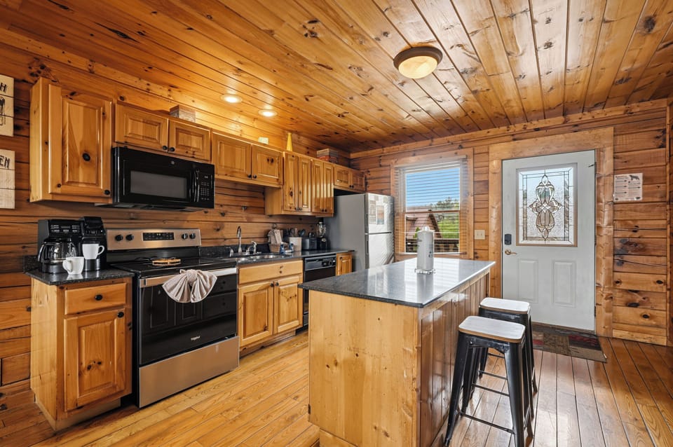 Fully stocked kitchen for easy meal preparation