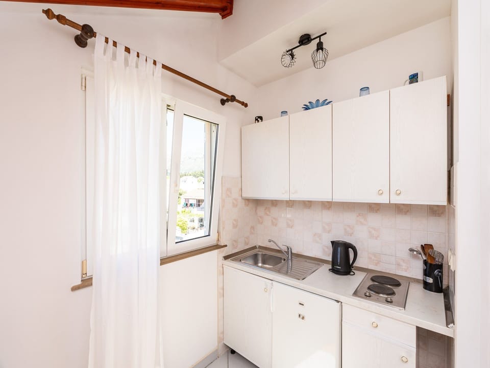 Apartment (Two Bedroom Apartment with Terrace) | Private kitchen | Fridge