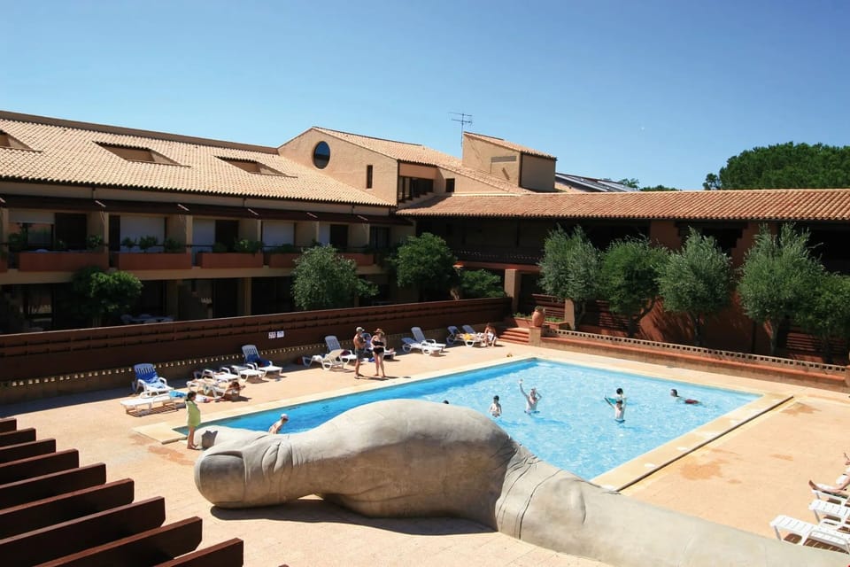 Take a dip in the large outdoor pool and soak up the sun during the summer months.