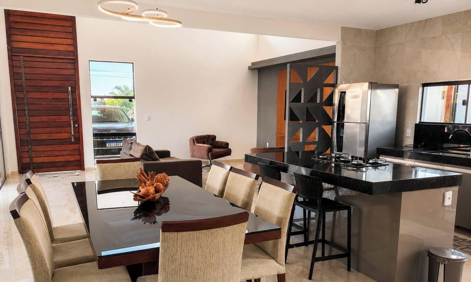 Premium House, 4 Bedrooms, Pool Access, Courtyard View | Private kitchen | Fridge, microwave, cookware/dishes/utensils, dining table