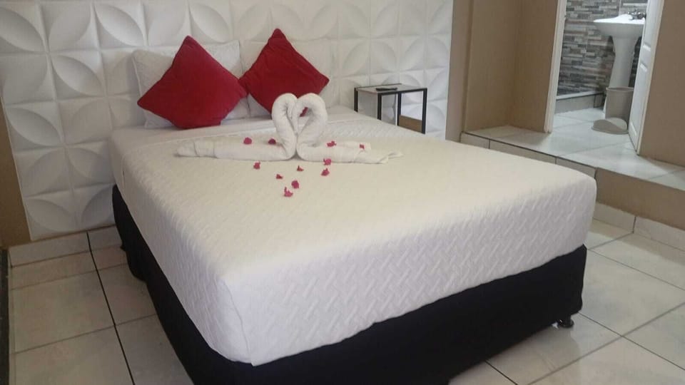 Down comforters, Select Comfort beds, desk, WiFi (free)