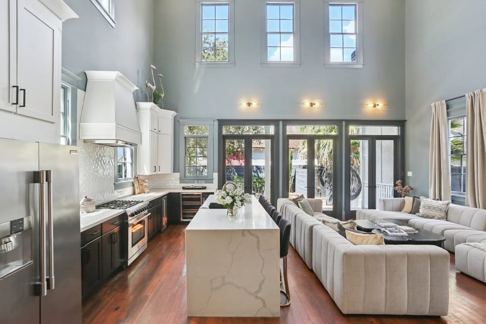 Home A | Living Room | Chef’s Kitchen | First Floor | Central Common Area