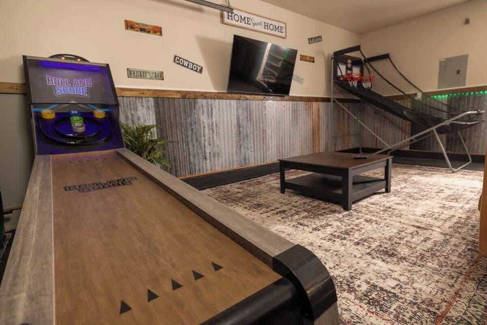 Smart TV ready for game consoles or movie nights—this is tournament central where friendly rivalries turn into lasting memories.