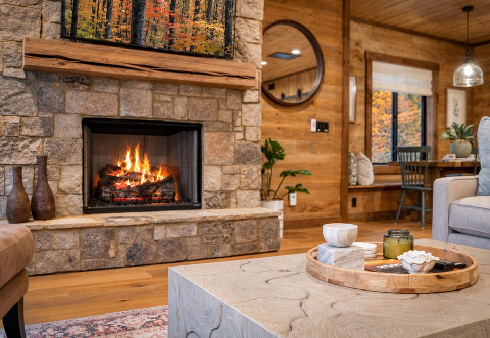 A glowing fireplace has a way of making every evening feel a little slower, a little cozier, and a lot more memorable.
*Indoor Fireplace (Seasonal Use October - April)