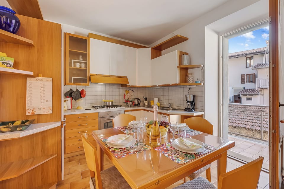 Kitchen and dining area