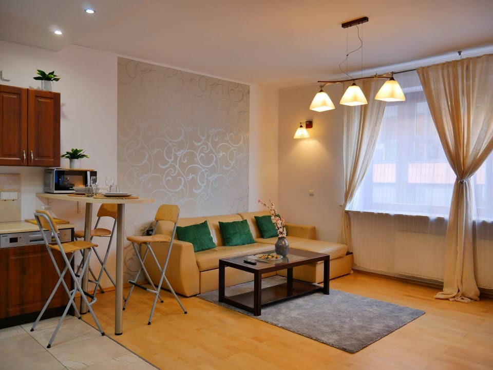 Apartment, 1 Bedroom, Accessible | Living room