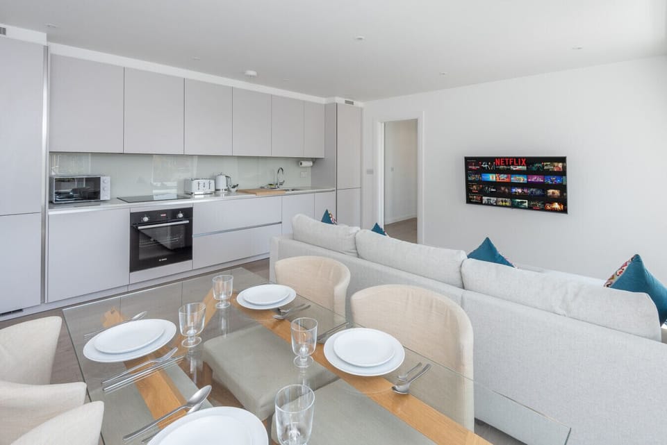Cook, dine, and relax together in one bright, easy-going space.