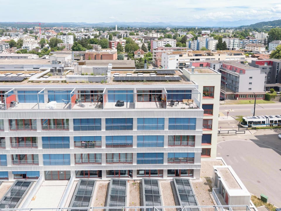 Exterior view of the building and nearby area.
